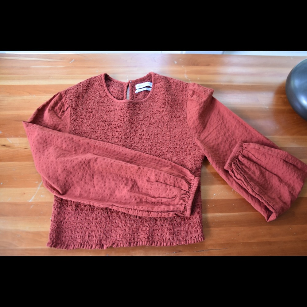 urban outfitters crop top blouse